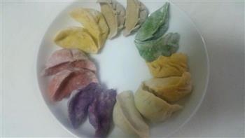 七彩五色饺子的做法图解5