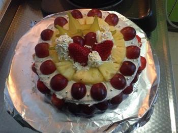水果生日蛋糕的做法步骤4