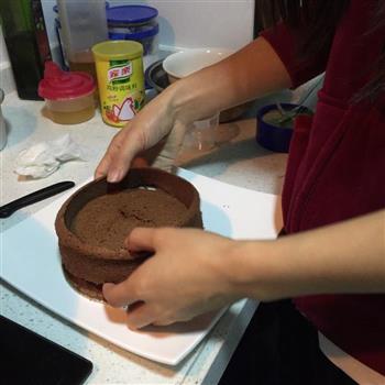 芒果慕斯黑巧克力蛋糕的做法图解18