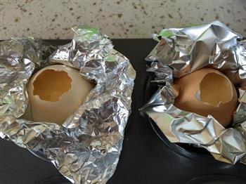 鸡蛋壳里“孵出”鸡蛋糕的做法步骤9