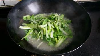 清炒小白菜的做法步骤4
