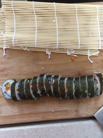 火腿寿司、金枪鱼寿司的做法步骤7
