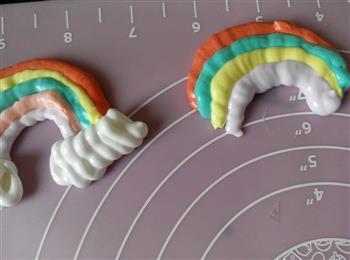 彩虹蛋白糖的做法图解9
