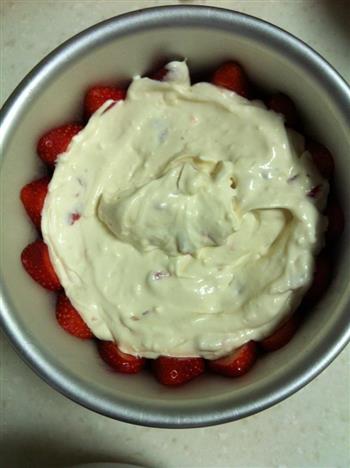 草莓冻芝士蛋糕的做法图解12