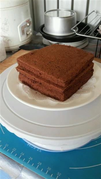 巧克力奶油蛋糕的做法步骤1