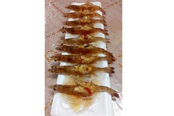 蒜蓉蒸虾的做法步骤2