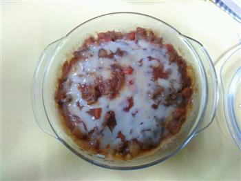 番茄奶酪焗饭-微波炉版的做法图解5
