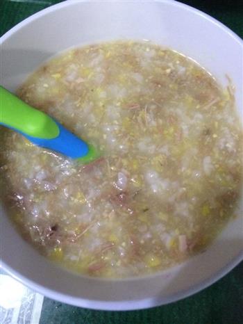 宝宝营养粥玉米骨汤粥的做法步骤5