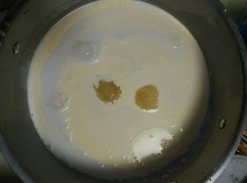 木瓜椰奶冻&黄桃雪花糕的做法图解2