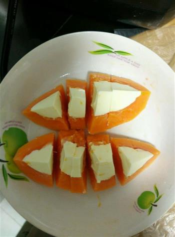 木瓜椰奶冻&黄桃雪花糕的做法步骤6