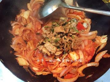 韩式泡菜汤年糕的做法步骤6