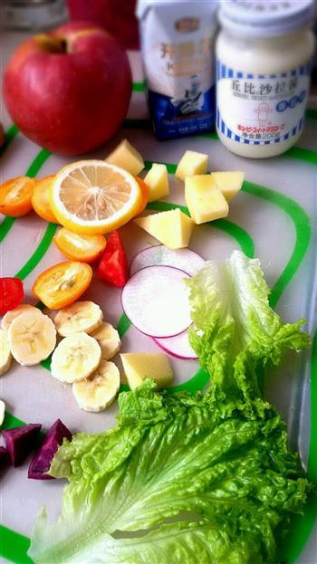 果蔬沙拉-缤纷盛宴的做法图解1