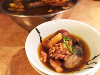 温州核桃乌鸡甜汤—月子餐的做法步骤7