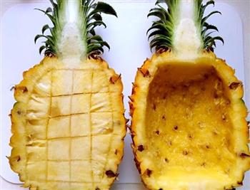 清新香甜的-菠萝焗饭的做法图解2