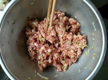 酸菜猪肉蒸饺的做法图解4