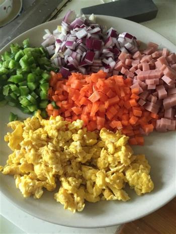 什锦炒饭-黄瓜鸡蛋汤的做法步骤1