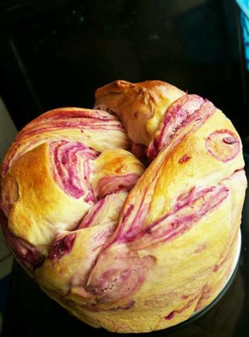 紫薯手撕面包的做法步骤10