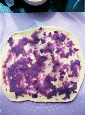 紫薯手撕面包的做法步骤3