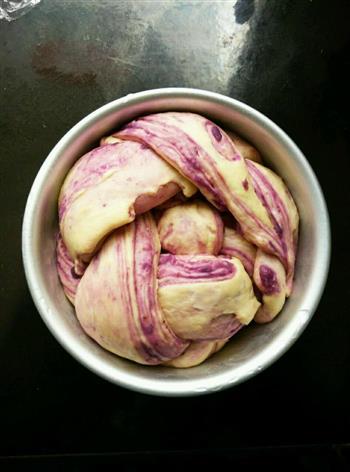 紫薯手撕面包的做法步骤9