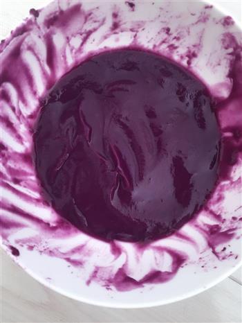 爱心紫薯发糕的做法图解2