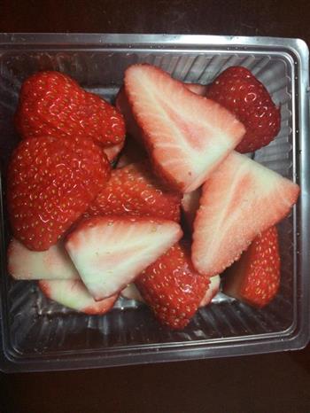 简单易做版-草莓酸奶冻芝士cack的做法步骤3