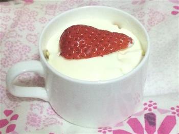 简单易做版-草莓酸奶冻芝士cack的做法步骤9