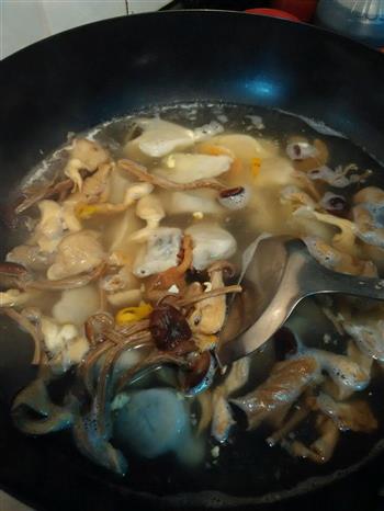 杂菇山东水饺虾仁鸡蛋汤的做法图解7