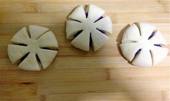 紫薯花朵面包的做法步骤10