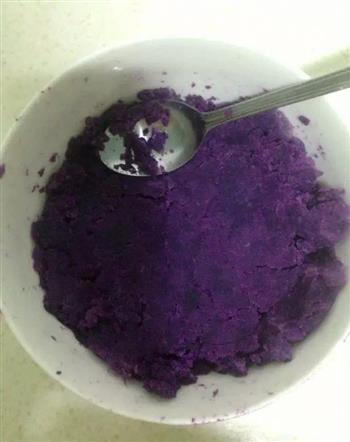 紫薯花朵面包的做法图解6