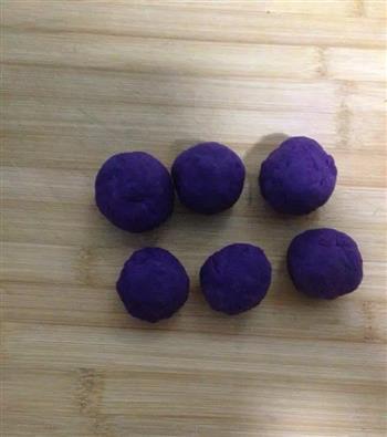 紫薯花朵面包的做法步骤7