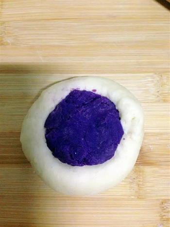 紫薯花朵面包的做法步骤8