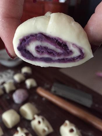 紫薯奶馒头的做法图解5