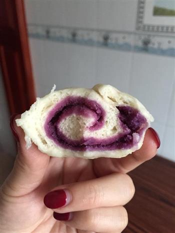 紫薯奶馒头的做法图解9