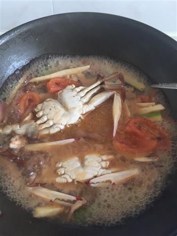 梭子蟹文蛤汤的做法图解4