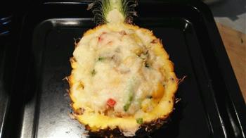 菠萝焗饭的做法步骤7