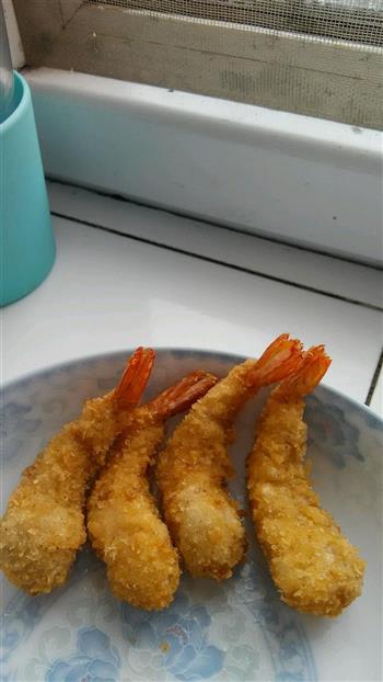 日式炸虾的做法步骤2