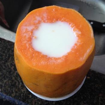 木瓜椰奶冻的做法图解4