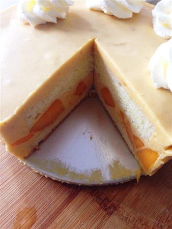 6寸芒果慕斯蛋糕的做法图解8