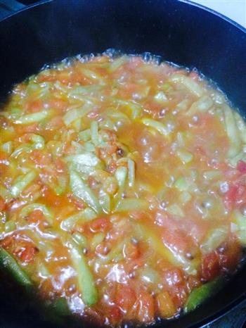 西红柿茄子打卤面的做法步骤7