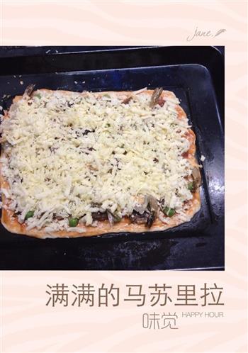 脆底披萨的做法图解8