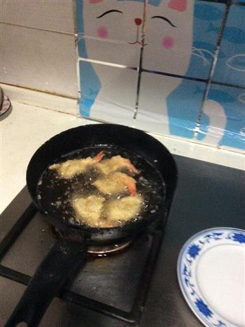 黄金香酥虾的做法图解4