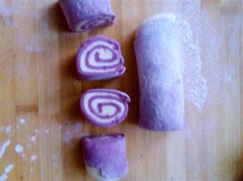 双色紫薯小馒头的做法图解6