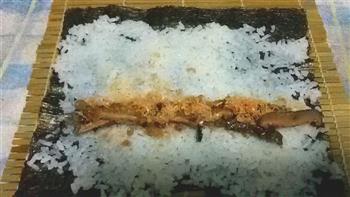 日本面豉醬香菇素肉松寿司的做法图解4