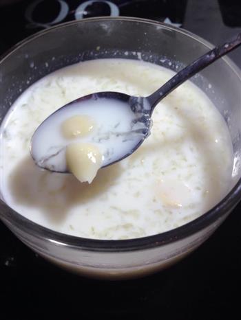 杏仁燕窝皂角米牛奶燕麦粥的做法步骤2