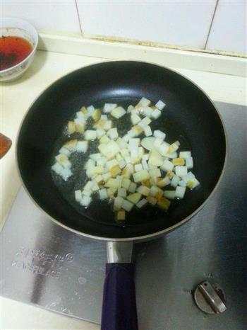 火腿土豆炒饭的做法步骤3