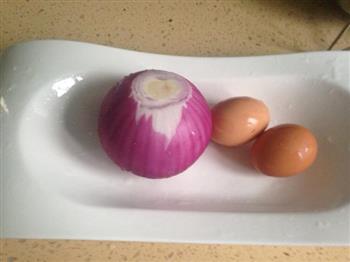 减肥菜/葱头遭遇鸡蛋的做法步骤1