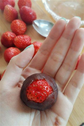草莓大福的做法步骤3
