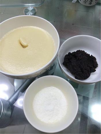 椰丝豆沙糯米糍的做法步骤2