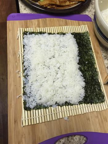 简单韩式烤肉紫菜包饭的做法步骤9