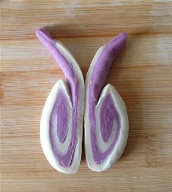 紫薯蝴蝶卷的做法图解10